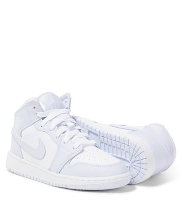 Air Jordan 1 Mid leather sneakers | Nike Kids