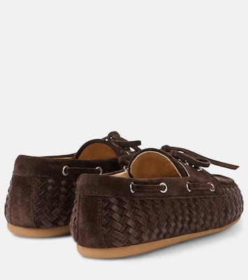 Segelschuhe aus Veloursleder | Miu Miu
