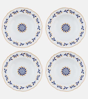 Marino set of 4 porcelain soup plates | Bitossi