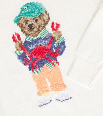 Polo Bear intarsia cotton sweater | Polo Ralph Lauren Kids
