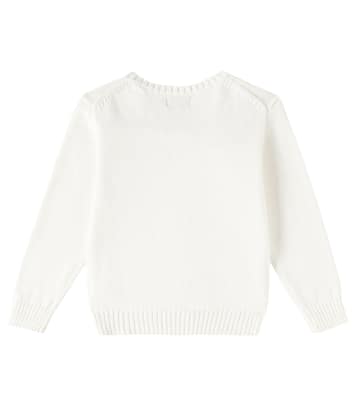Polo Bear intarsia cotton sweater | Polo Ralph Lauren Kids