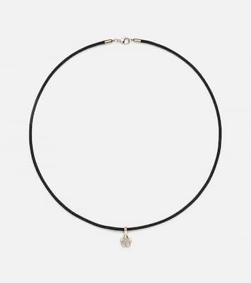 Choker Crosby in oro 10kt con diamanti | Stone and Strand