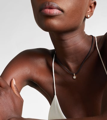 Choker Crosby in oro 10kt con diamanti | Stone and Strand