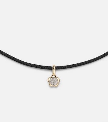 Choker Crosby in oro 10kt con diamanti | Stone and Strand