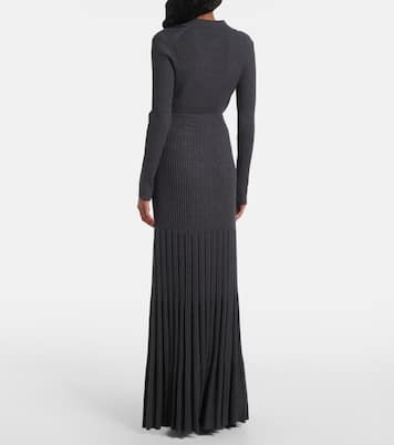 Merino ribbed-knit wool maxi skirt | Joseph