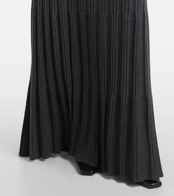 Merino ribbed-knit wool maxi skirt | Joseph