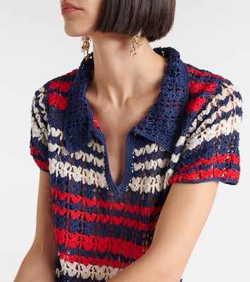 Abito polo in crochet di cotone | Anna Kosturova
