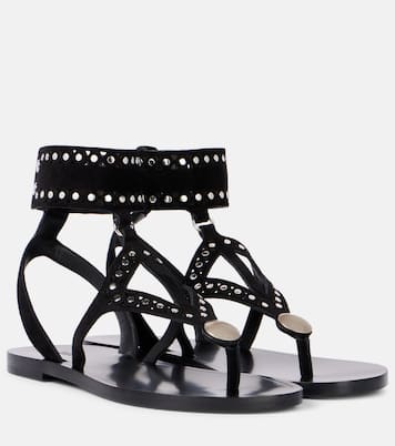Sandali Edil in pelle con borchie | Isabel Marant