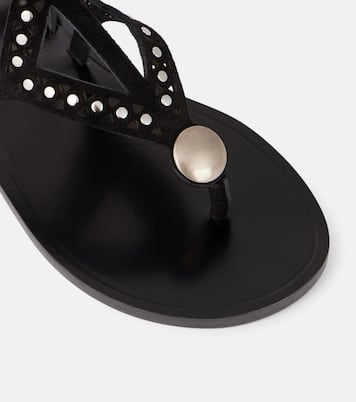 Sandali Edil in pelle con borchie | Isabel Marant