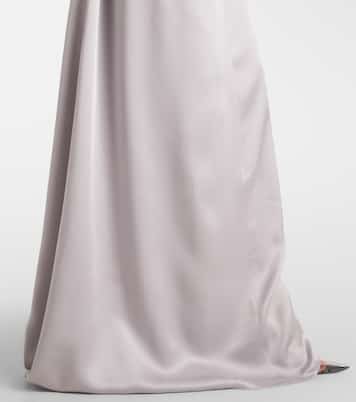 Verzierte Robe aus Satin | Stella McCartney