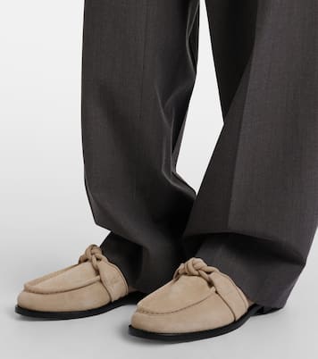 Astaire Knot suede loafers | Bottega Veneta
