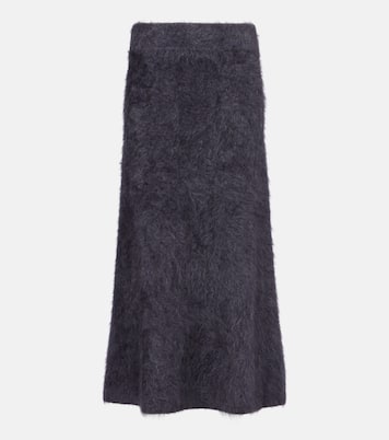 Asta cashmere midi skirt | Lisa Yang