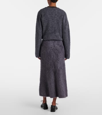 Asta cashmere midi skirt | Lisa Yang