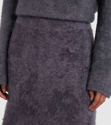 Asta cashmere midi skirt | Lisa Yang