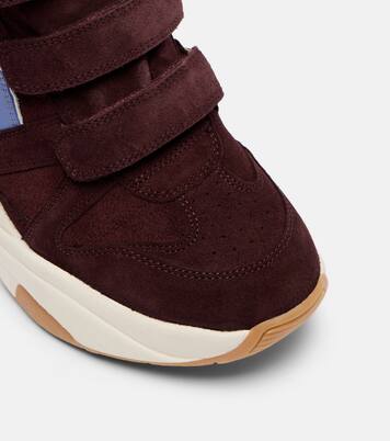 Balskee suede high-top platform sneakers | Isabel Marant