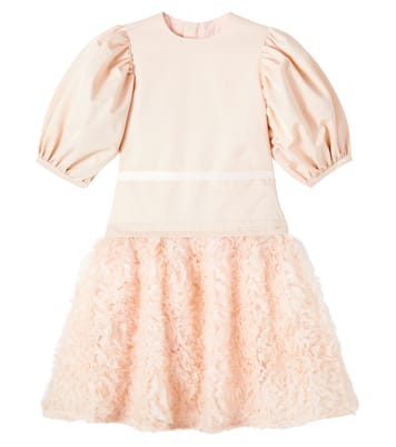 Gabie bow-detail ruffled dress | C'era Una Volta