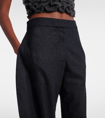 Pantalon barrel en laine | Alaïa