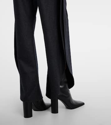 Pantalon barrel en laine | Alaïa