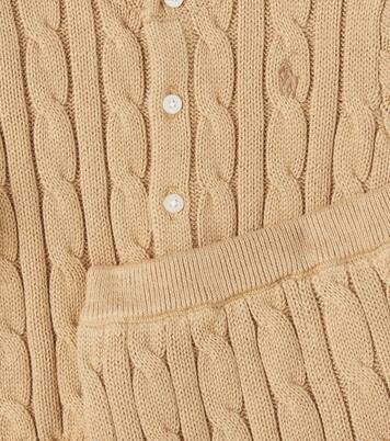 Baby cotton cardigan and pants set | Polo Ralph Lauren Kids