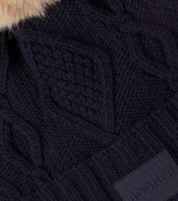 Finja cable-knit logo beanie | Bogner Kids