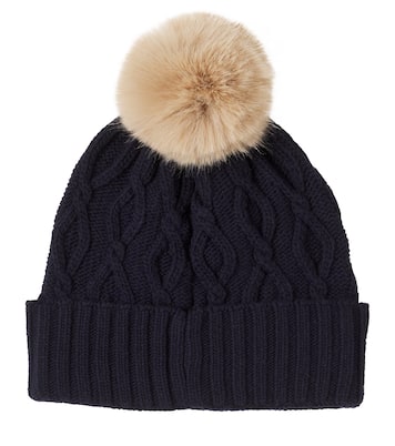 Finja cable-knit logo beanie | Bogner Kids