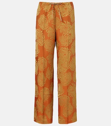 Printed wide-leg pants | Dries Van Noten
