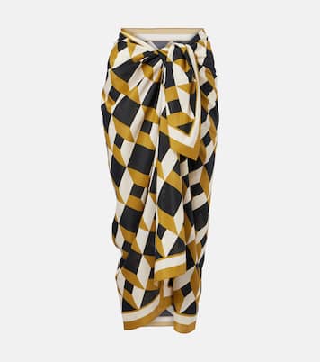 Vibration cotton and silk beach cover-up | Eres