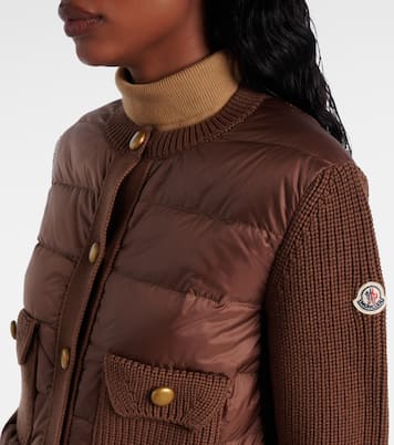 Daunenjacke mit Wolle | Moncler