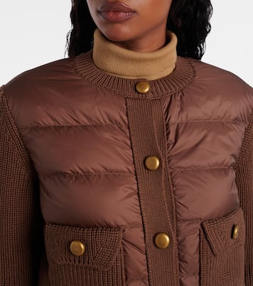 Daunenjacke mit Wolle | Moncler