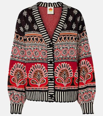 Cardigan Coconut Grove en jacquard de coton | Farm Rio