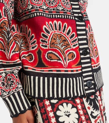 Cardigan Coconut Grove en jacquard de coton | Farm Rio