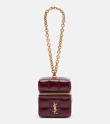 Cassandre Mini leather pouch on chain | Saint Laurent