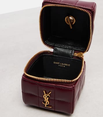 Cassandre Mini leather pouch on chain | Saint Laurent