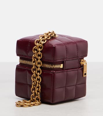 Cassandre Mini leather pouch on chain | Saint Laurent