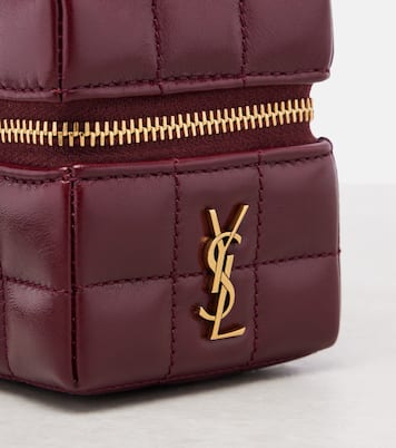 Cassandre Mini leather pouch on chain | Saint Laurent