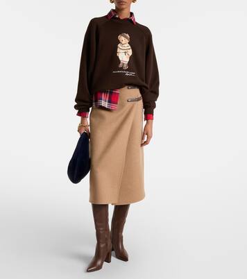Polo Bear cotton-blend fleece sweatshirt | Polo Ralph Lauren