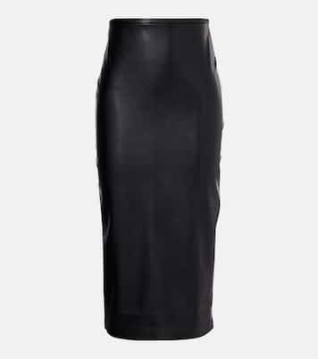 High-rise midi skirt | Norma Kamali