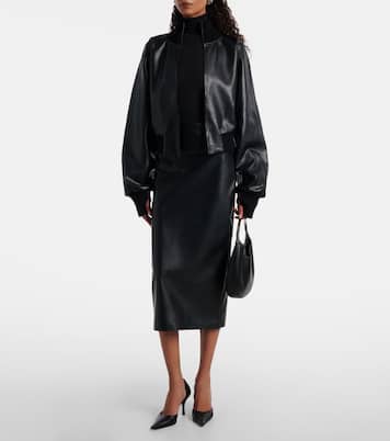 High-rise midi skirt | Norma Kamali