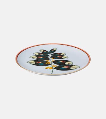 Parrotstem porcelain decorative plate | La DoubleJ