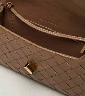 Andiamo Intrecciato leather crossbody bag | Bottega Veneta