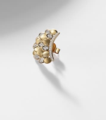 Boucle d’oreille unique Blossom en or 14 ct et diamants | Rainbow K