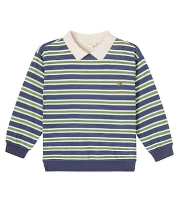 Spotty striped cotton polo shirt | Konges Sløjd