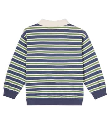 Spotty striped cotton polo shirt | Konges Sløjd