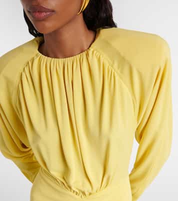 Draped jersey midi dress | Stella McCartney