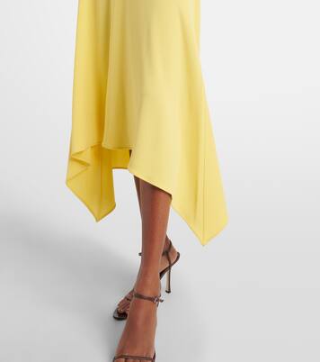 Draped jersey midi dress | Stella McCartney