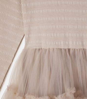 Aurin shirred tulle dress | Donsje