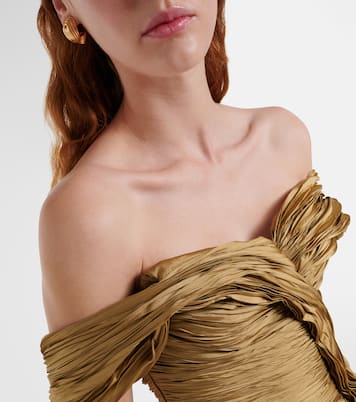 Off-shoulder bustier gown | Marmar Halim