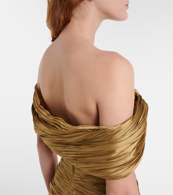 Off-shoulder bustier gown | Marmar Halim