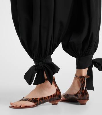 Chloé Jelly animal-print thong sandals | Chloé