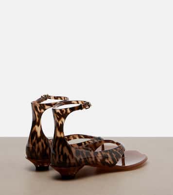 Chloé Jelly animal-print thong sandals | Chloé